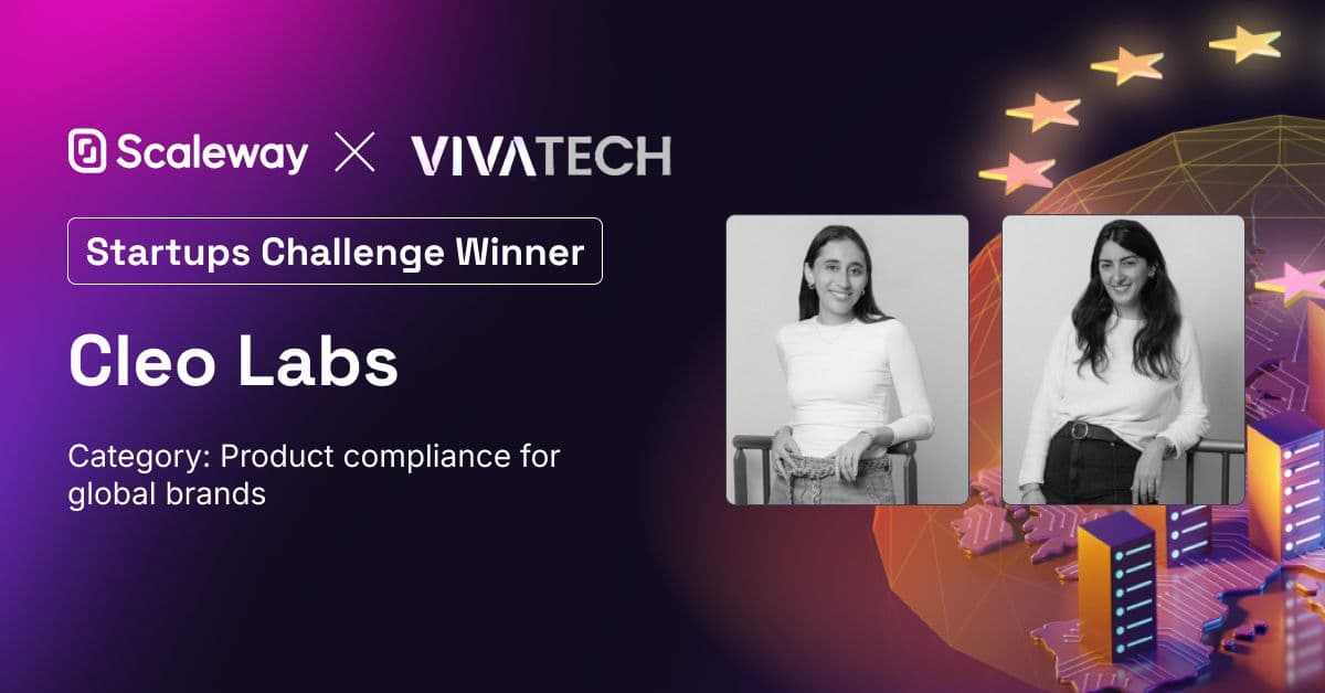 Cleo Labs wins the Scaleway Startup Challenge and joins VivaTech 2026